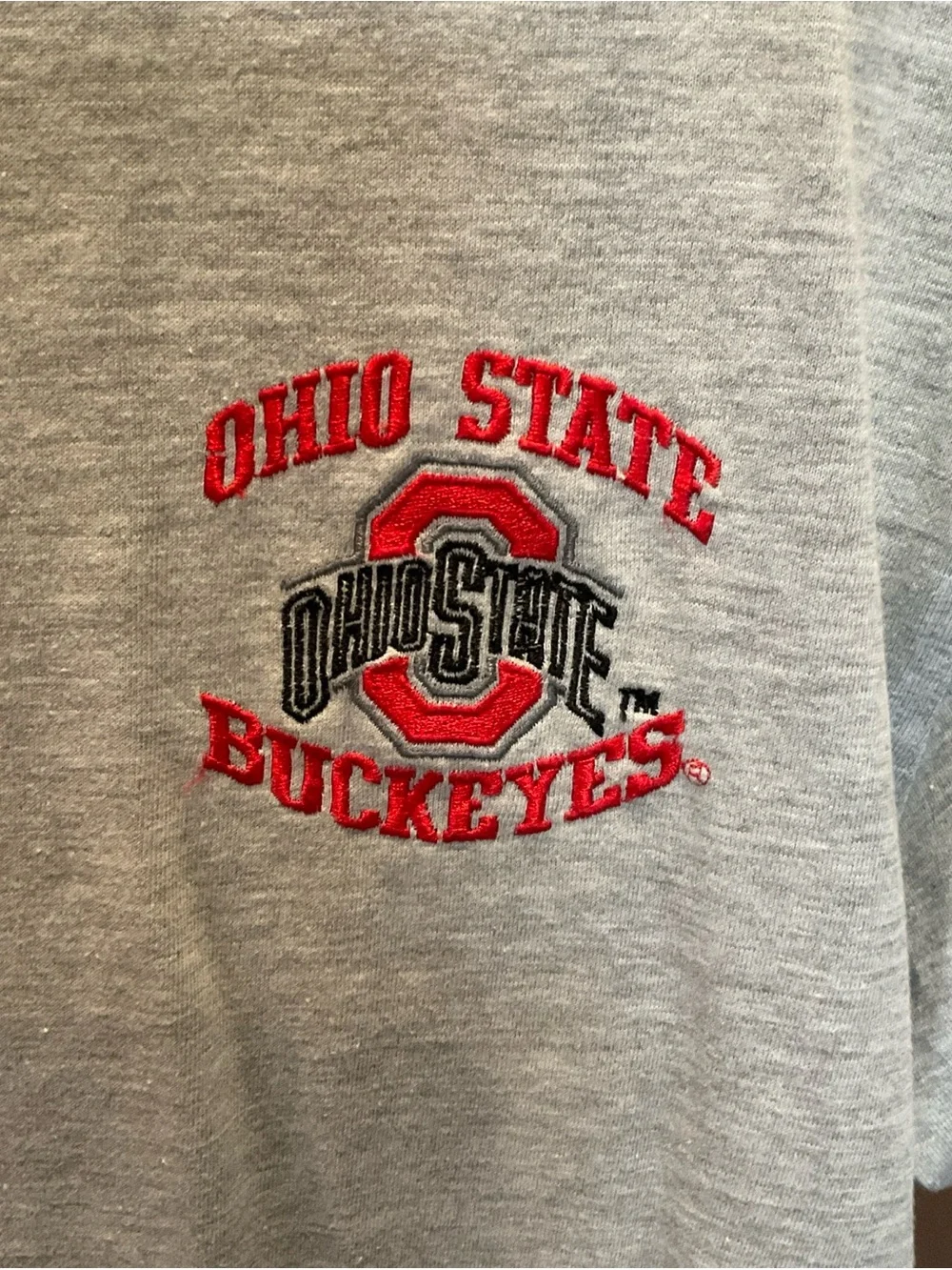 Ohio State Buckeyes Men’s PUMA Embroidered Short Sleeve T-Shirt - MED - RARE